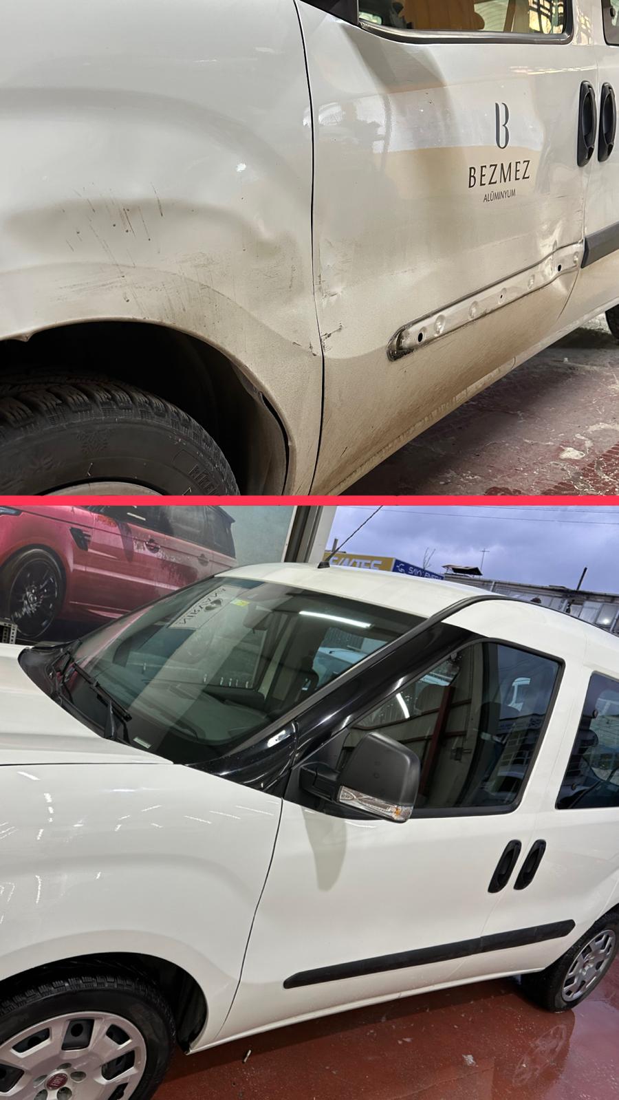 Fiat Doblo kaporta ve yan kapı onarımı Bursa